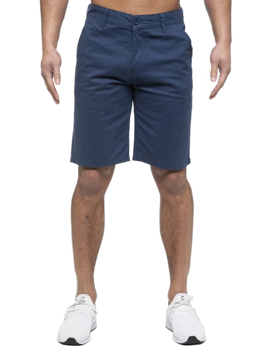 Enzo | Mens Chino Shorts In Blue - Image 3